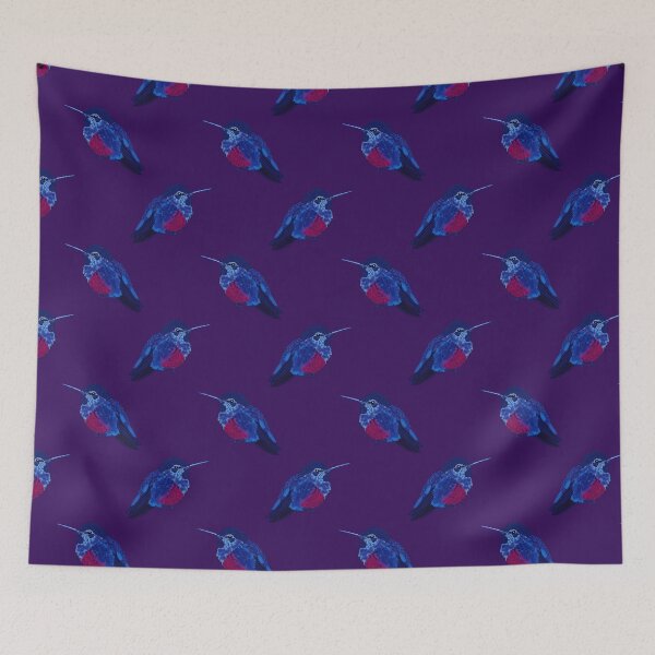 Item preview, Pink Belly Hummingbird-Purple designed and sold by deblevart.