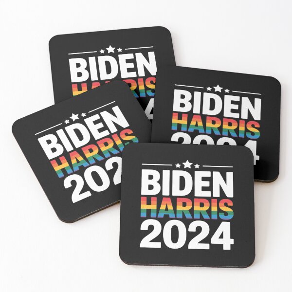 Item preview, Biden Harris 2024 Rainbow Flag Gay Pride LGBT designed and sold by MarryIsMonth.