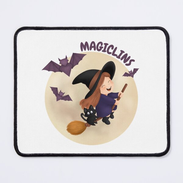 Item preview, Magiclins – Noa, the Witch That Can’t Be Scary | Cute Witch Illustration designed and sold by AnnikaisDrawing.