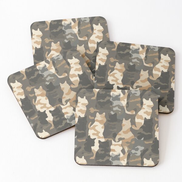 Item preview, Cute Military Cat Camouflage Pattern  - Christmas Gifts For Her designed and sold by RoyalStarsPatts.