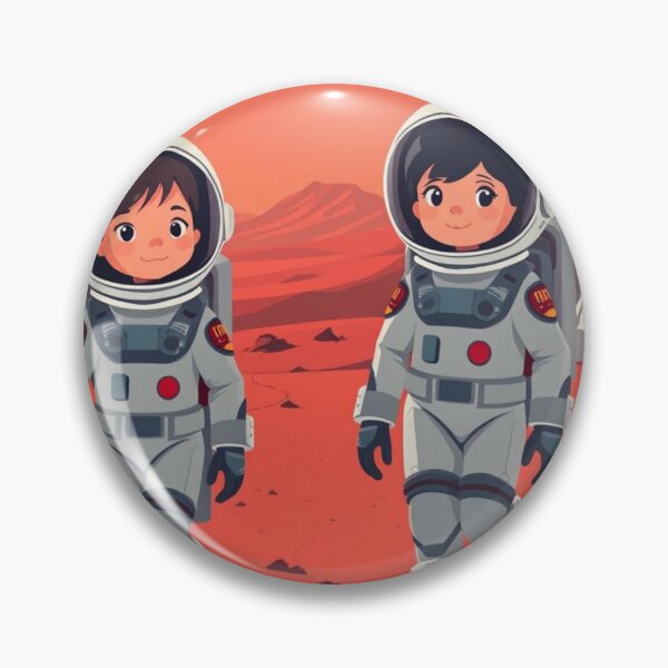 Item preview, Mission to Mars – First Steps on the Red Planet designed and sold by HappySproutArt.
