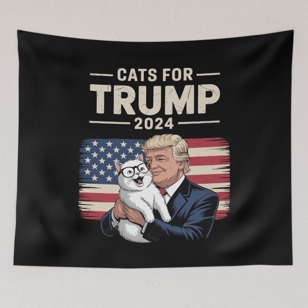 Item preview, Cats for Trump Vote For Trump designed and sold by MarryIsMonth.
