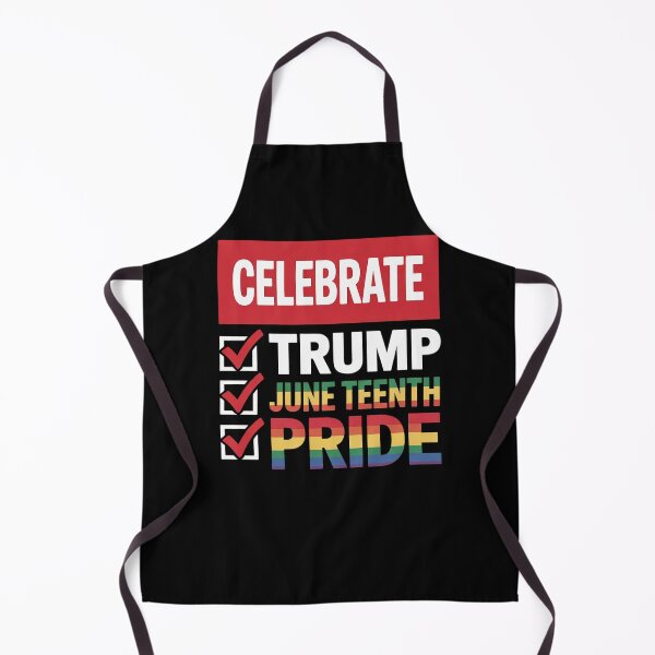Item preview, Celebrate Nameplate Check Box Trump Juneteenth Pride June designed and sold by FadeOfThrone.
