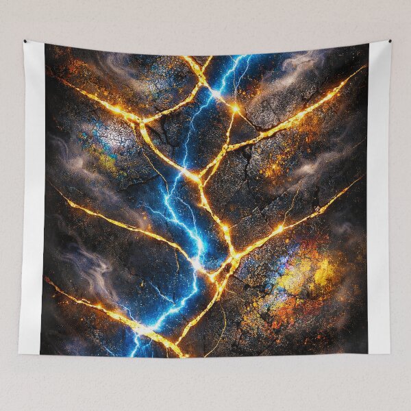 Item preview, WHAT THE BREAK CARRIES COLLECTION – ☯️Where Energy Refuses a Single Path☯️ designed and sold by WheelieGdArt.