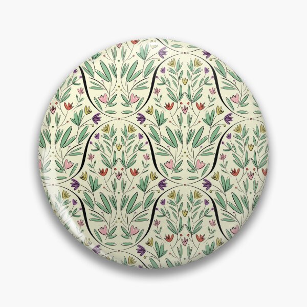 Item preview, Romantic tile pattern designed and sold by Sibylle Bauer-Schmidt.