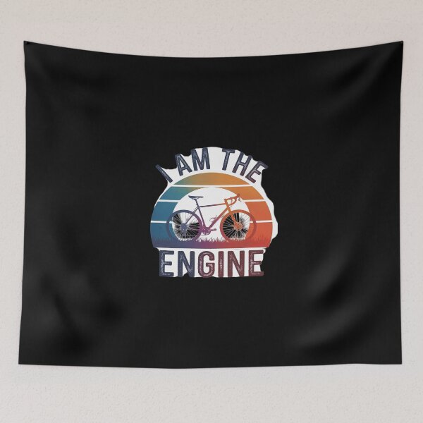 Item preview, Bicycle I Am The Engine designed and sold by SyntaxClaw.