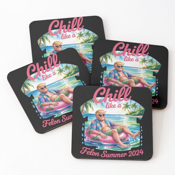 Item preview, Chillin Like A Felon Trump For President Summer 2024 designed and sold by MarryIsMonth.