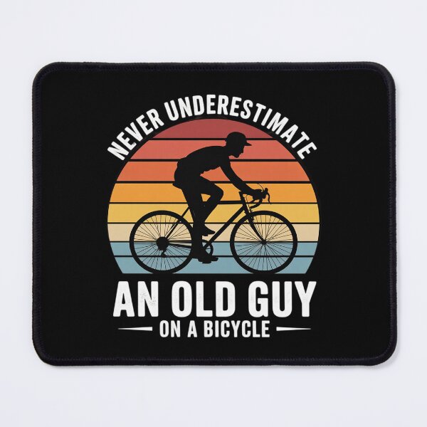 Item preview, Never Underestimate An Old Guy On A Bicycle designed and sold by AquaKiev.