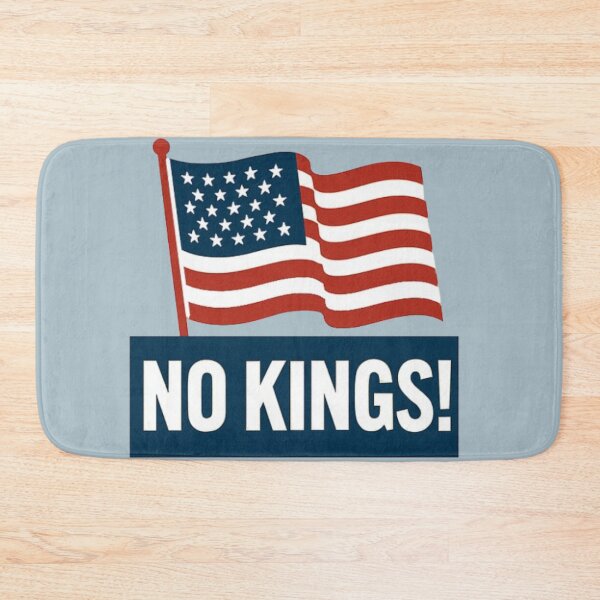 Item preview, "No Kings" slogan used in the US during mass protests designed and sold by JaroDesign2023.