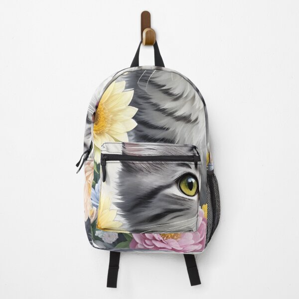 Item preview, Cute Kitten Floral Art – Soft Aesthetic Cat Illustration | Pastel Botanical Style Inspired by Ilya Rozanov, Travball & Shane Hollander Trends designed and sold by zevorgue.