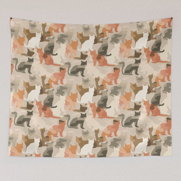 Item preview, Elegant Hunting Cat Camouflage  - Gifts For Grandma designed and sold by RoyalStarsPatts.