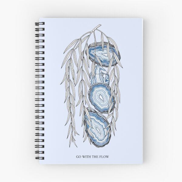 Item preview, Go With The Flow - Willow Tree & Blue Lace Agate designed and sold by Credisaim.