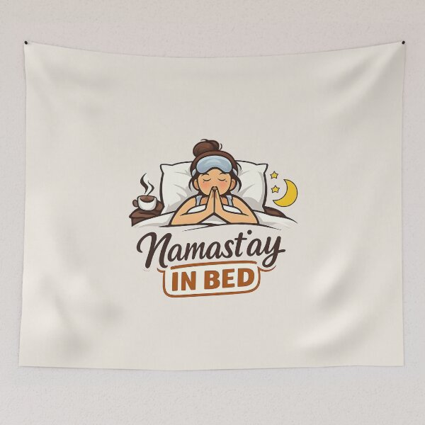 Item preview, Namast’ay in Bed designed and sold by musthavewords.