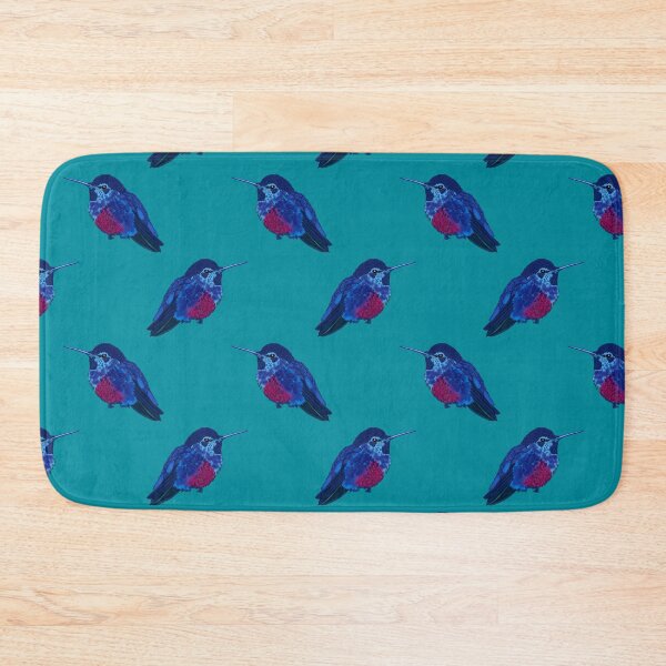 Item preview, Pink Belly Hummingbird-Teal designed and sold by deblevart.