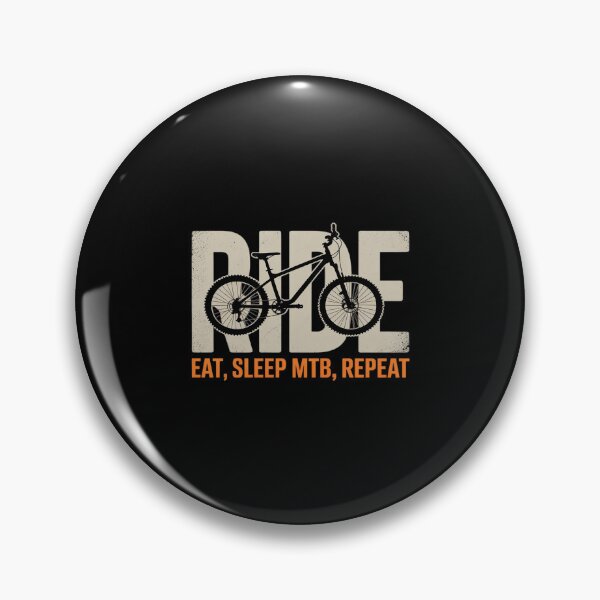 Item preview, Ride Eat Sleep MTB Repeat Bicycle Mountain Bike Lovers  designed and sold by AquaKiev.