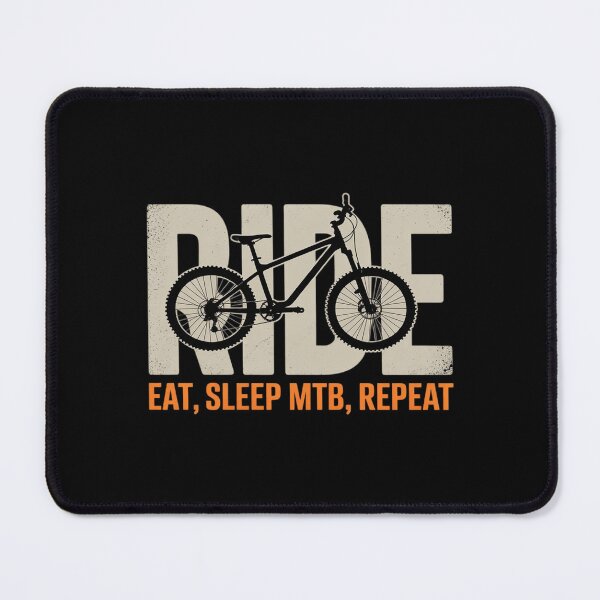 Item preview, Ride Eat Sleep MTB Repeat Bicycle Mountain Bike Lovers  designed and sold by AquaKiev.