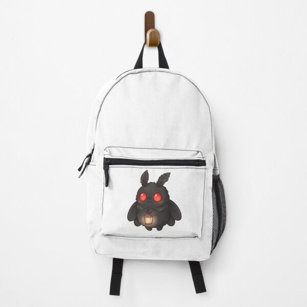 Item preview, Cute Chibi Mothman Sticker with Lantern designed and sold by Stickers à gogo.