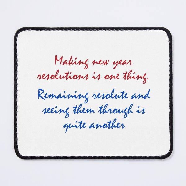 Item preview, Resolutions and keeping them for the new year designed and sold by fristsmokie.