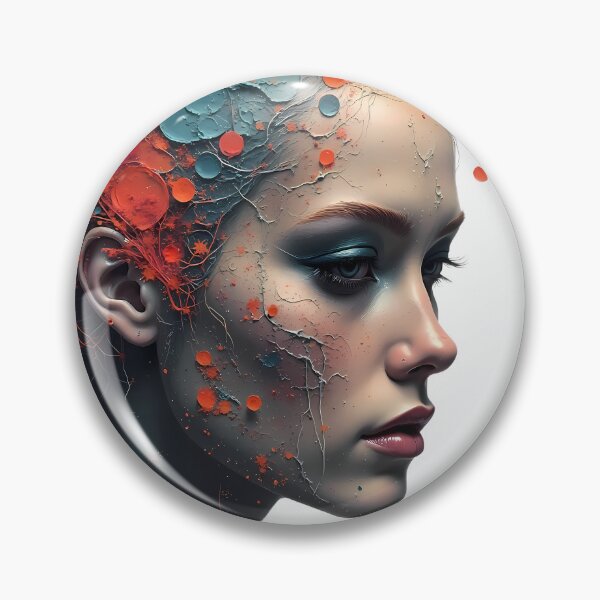 Item preview, Woman Vivid Expressions Passion Arts Graphics Colors designed and sold by ART ATTACK ZONE.