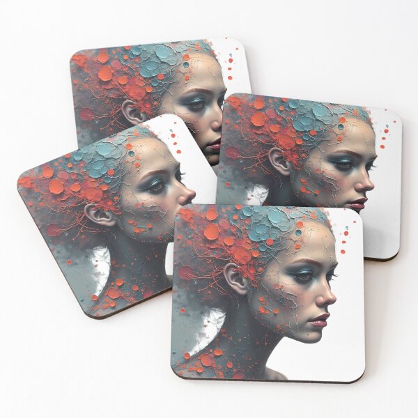Item preview, Woman Vivid Expressions Passion Arts Graphics Colors designed and sold by ART ATTACK ZONE.