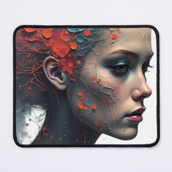 Item preview, Woman Vivid Expressions Passion Arts Graphics Colors designed and sold by ART ATTACK ZONE.