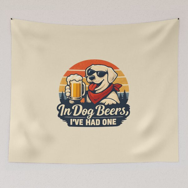 Item preview, In Dog Beers, I’ve Had One designed and sold by musthavewords.