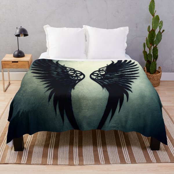 Item preview, black angel wings – gothic symbol – dark fantasy art designed and sold by Traumrausch.