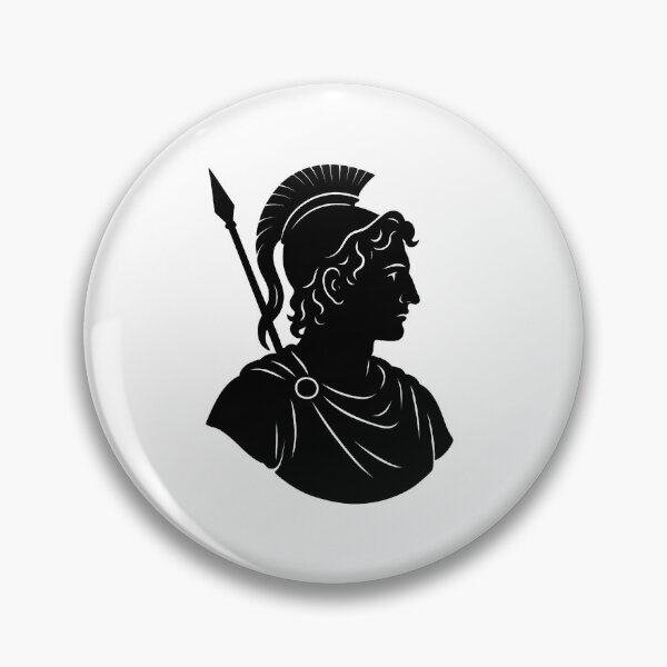Item preview, Greek silhouette of Alexander the Great designed and sold by WirelessChimp.