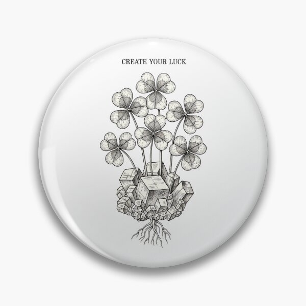 Item preview, Create Your Luck - Pyrite & Four Leaf Clover designed and sold by Credisaim.
