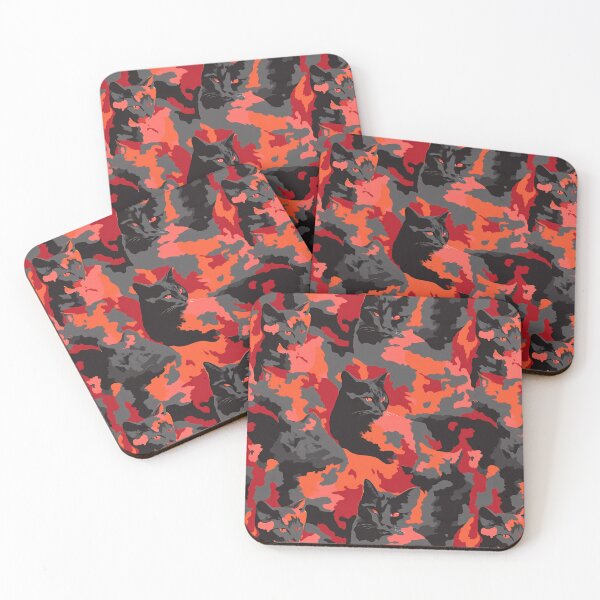 Item preview, Unique Luxurious Cat Camo Pattern  - Wedding Anniversary Gifts designed and sold by RoyalStarsPatts.