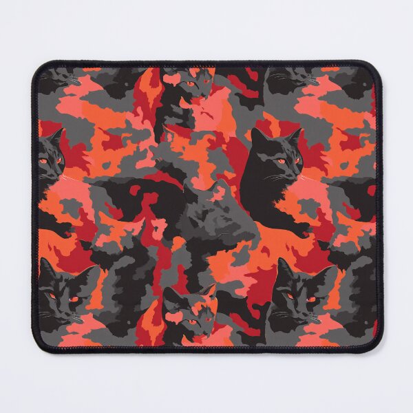 Item preview, Unique Luxurious Cat Camo Pattern - Wedding Anniversary Gifts designed and sold by RoyalStarsPatts.