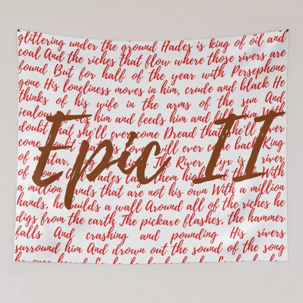 Item preview, Hadestown Lyrics designed and sold by broadwaygirl142.