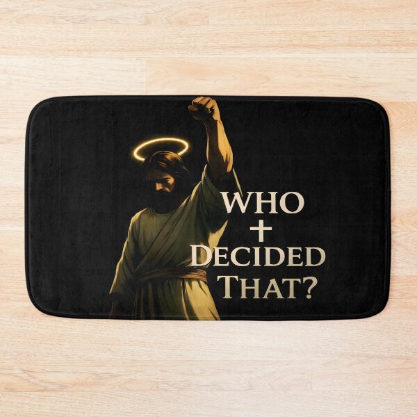 Item preview, Jesus "Who Decided That?" Escanor Meme Art designed and sold by Vicksin ⭐⭐⭐⭐⭐.