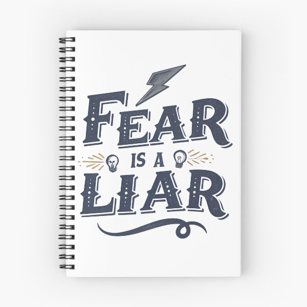 Item preview, fear is a liar designed and sold by GogoGrove.
