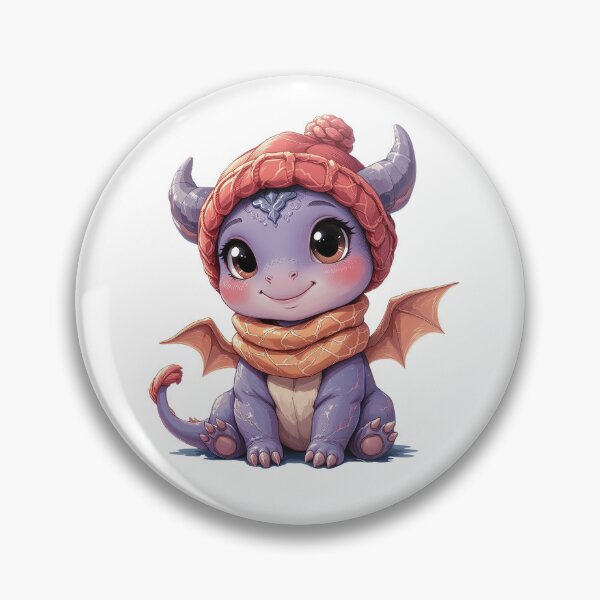 Item preview, Cute Purple Winter Dragon designed and sold by DiceWay.