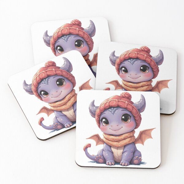 Item preview, Cute Purple Winter Dragon designed and sold by DiceWay.