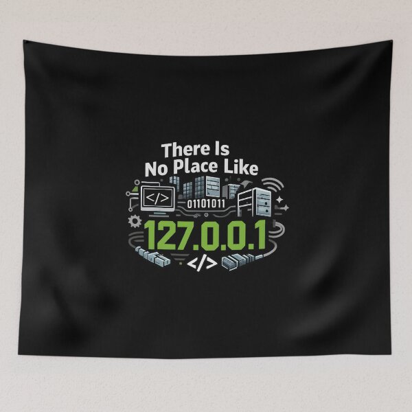 Item preview, There Is No Place Like 127.0.0.1 designed and sold by musthavewords.