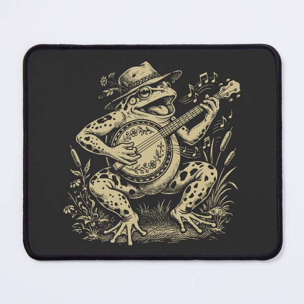 Item preview, Frog Playing Banjo Folk Music Goblincore Toad designed and sold by Y-Vibes.