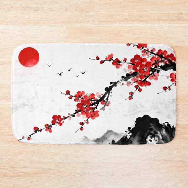 Item preview, Cherry Blossoms at Dawn: Sumi-e Serenity designed and sold by MHD.