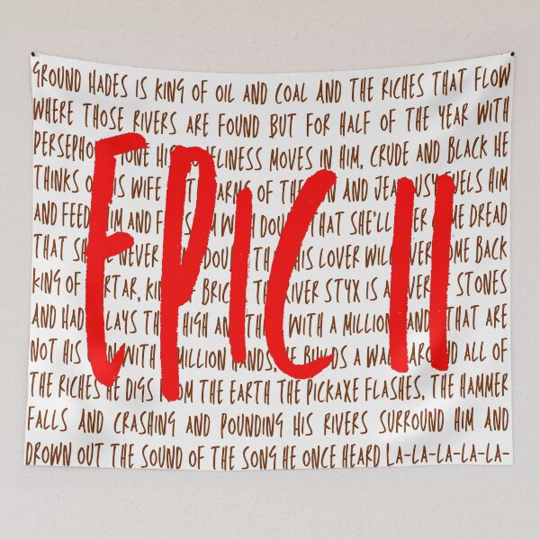 Item preview, Hadestown Lyrics designed and sold by broadwaygirl142.
