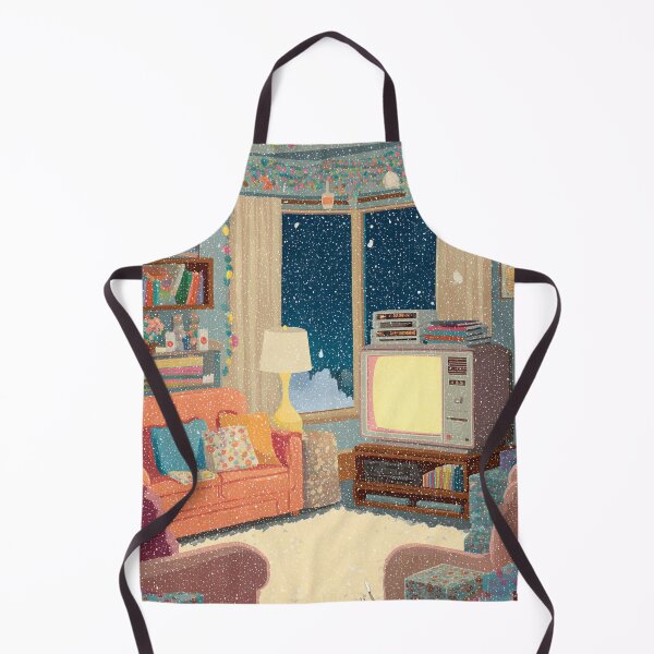 Item preview, Retro Living Room Holiday Glow designed and sold by Turocks.