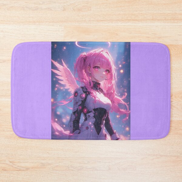 Item preview, Chica androide anime rosada con alas designed and sold by ArtsJulian.