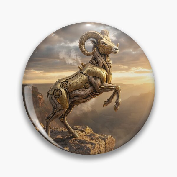 Item preview, Steampunk Driftwood Longhorn Sheep Ram designed and sold by Tridentulus.