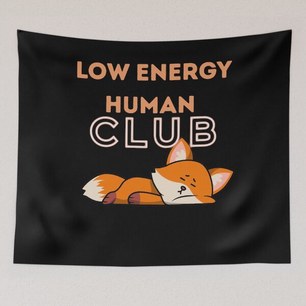 Item preview, Low Energy Human Club  designed and sold by StaticMood.