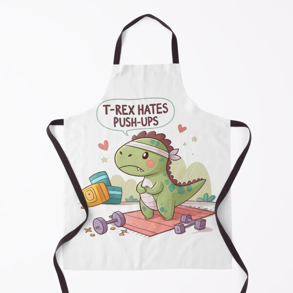 Item preview, t-rex hates push-ups designed and sold by GogoGrove.
