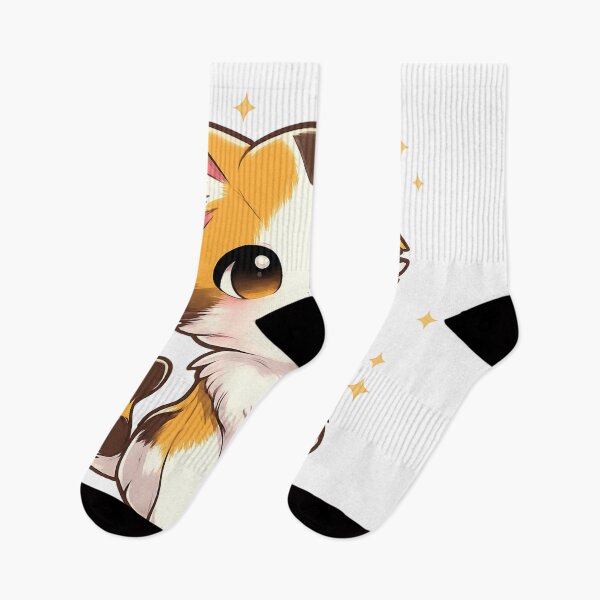 Item preview, Cute Chibi Calico Cat – Kawaii Anime Kitten with Sparkles | Pastel Aesthetic Art Inspired by Ilya Rozanov, Travball & Shane Hollander Trends designed and sold by zevorgue.