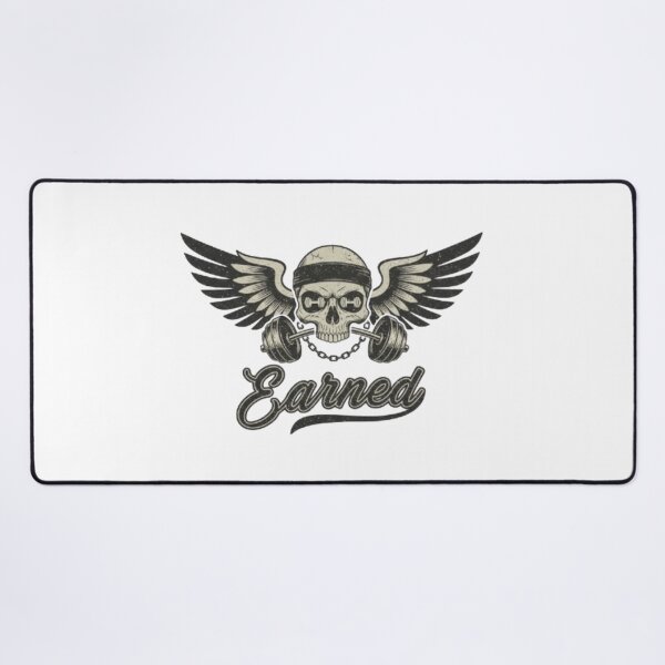 Item preview, Wings of Iron Earned Not Given Skull designed and sold by t-shirt studio.