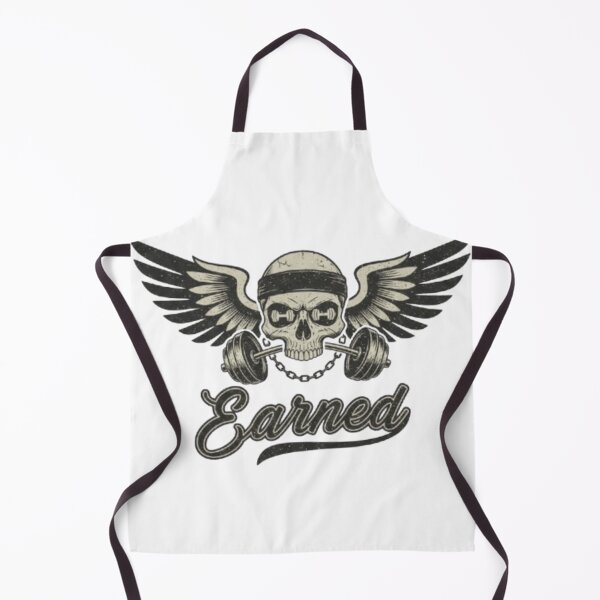 Item preview, Wings of Iron Earned Not Given Skull designed and sold by t-shirt studio.