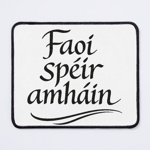 Item preview, Faoi spéir amháin – Irish Handwritten Phrase | Under One Sky designed and sold by bazstees54.