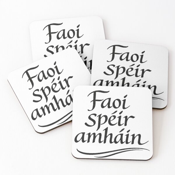 Item preview, Faoi spéir amháin – Irish Handwritten Phrase | Under One Sky designed and sold by bazstees54.